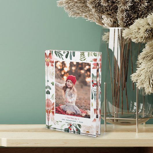 Christmas Poinsettia | Ferienblock Foto