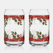 Christmas Poinsettia: Festive Holiday Dosenglas (Links)