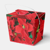 Christmas Poinsettia Fevor Box Chinesischer Stil Geschenkschachtel (Rückseite)