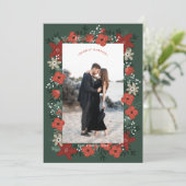 Christmas Poinsettia Foliage (Stehend Vorderseite)