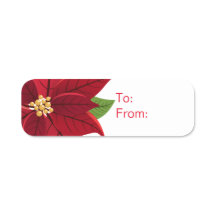 Christmas Poinsettia Geschenktag