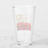 Christmas Poinsettia Glas (Rückseite)