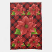 Christmas Poinsettia Handtuch (Vertikal)