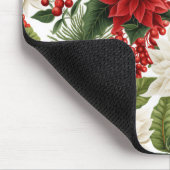 Christmas Poinsettia – Holiday Floral Design Mousepad (Ecke)