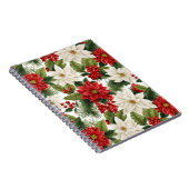 Christmas Poinsettia – Holiday Floral Design Notizblock (Rechte Seite)