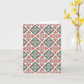 Christmas Poinsettia Kapa Karte (Gelbe Blume)