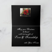 Christmas Poinsettia Karte (Innenseite)