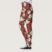 Christmas Poinsettia Leggings (Links)