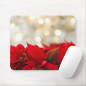Christmas Poinsettia Mousepad (Mit Mouse)