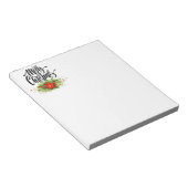Christmas Poinsettia Notepad Notizblock (angewinkelt)