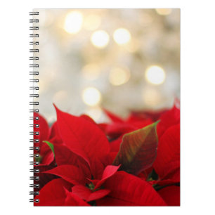 Christmas Poinsettia Notizblock