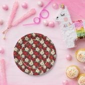 Christmas Poinsettia Pappteller (Party)