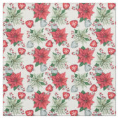 Christmas Poinsettia Pattern Stoff (Muster)