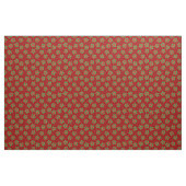 Christmas Poinsettia Pattern Stoff (Yard (91,4 cm))