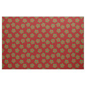 Christmas Poinsettia Pattern Stoff (Fat Quarter (45,7 x 55,9 cm))