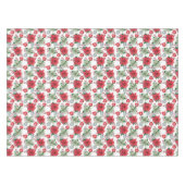 Christmas Poinsettia Pattern Tischdecke (Vorderseite (Horizontal))