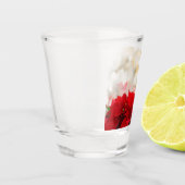 Christmas Poinsettia Schnapsglas (Links)