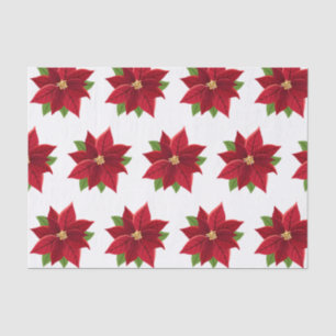 Christmas Poinsettia Seidenpapier