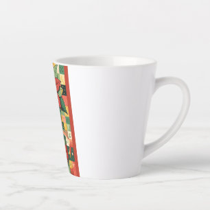 CHRISTMAS POINSETTIA UND ORNATION MILCHTASSE