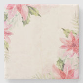 Christmas Poinsettia Untersetzer (Vorderseite)