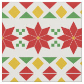 Christmas Poinsettias Fabric Stoff (Nahaufnahme)