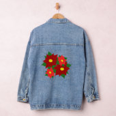 Christmas Poinsettias Jeansjacke (Hangar)