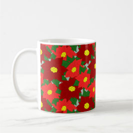 Christmas Poinsettias Kaffeetasse