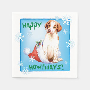 Christmas Pointer Napkins Serviette