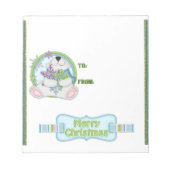 Christmas Polar Bär Candy Bar Wrappers Geschenk Ge Notizblock (Vorderseite)