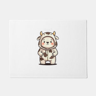 Christmas Polar Bär Moo Kuh Weihnachtsmoo Polar B Fußmatte