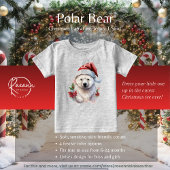 Christmas Polar Bear Baby Fine Jersey T - Shirt