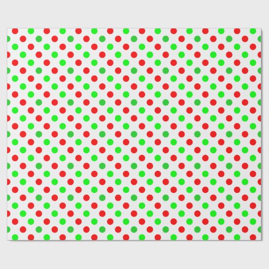 Christmas Polka Dot #10 Geschenkpapier (Flach)