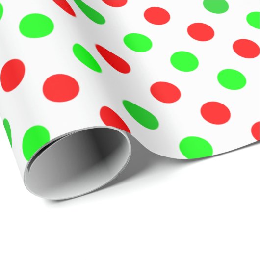 Christmas Polka Dot #10 Geschenkpapier (Rolleneckpunkt)