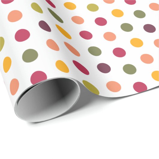 Christmas Polka Dot - Geschenkpapier (Rolleneckpunkt)