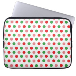 Christmas Polka Dot Laptopschutzhülle