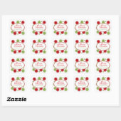Christmas Polka Dot Swirl Stickers (Blatt)