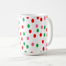 Christmas Polka Dots Kaffeetasse