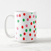 Christmas Polka Dots Kaffeetasse (Links)