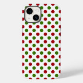Christmas Polka Dots Phone Case (Rückseite)