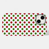 Christmas Polka Dots Phone Case (Rückseite (Horizontal))