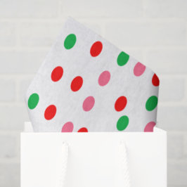 Christmas Polka Dots Seidenpapier