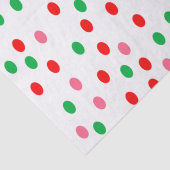 Christmas Polka Dots Seidenpapier (Detail)