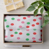 Christmas Polka Dots Seidenpapier (Geschenk)