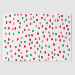 Christmas Polka Dots Seidenpapier