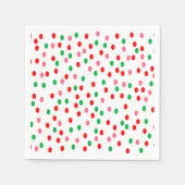 Christmas Polka Dots Serviette (Vorderseite)