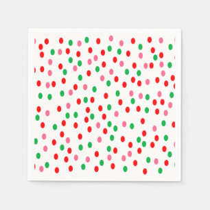 Christmas Polka Dots Serviette