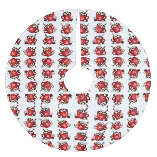 Christmas Polyester Weihnachtsbaumdecke (Vorderseite)