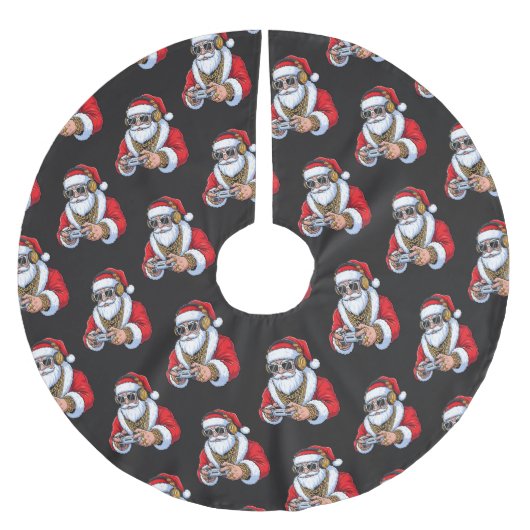 Christmas Polyester Weihnachtsbaumdecke (Vorderseite)