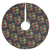 Christmas Polyester Weihnachtsbaumdecke (Vorderseite)