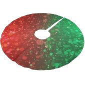 Christmas Polyester Weihnachtsbaumdecke (Schrägansicht)